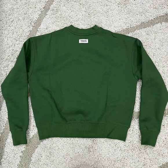 New York or Nowhere (NYON) Women's Green Crewneck Sweatshirt XS NWT - Picture 2 of 5